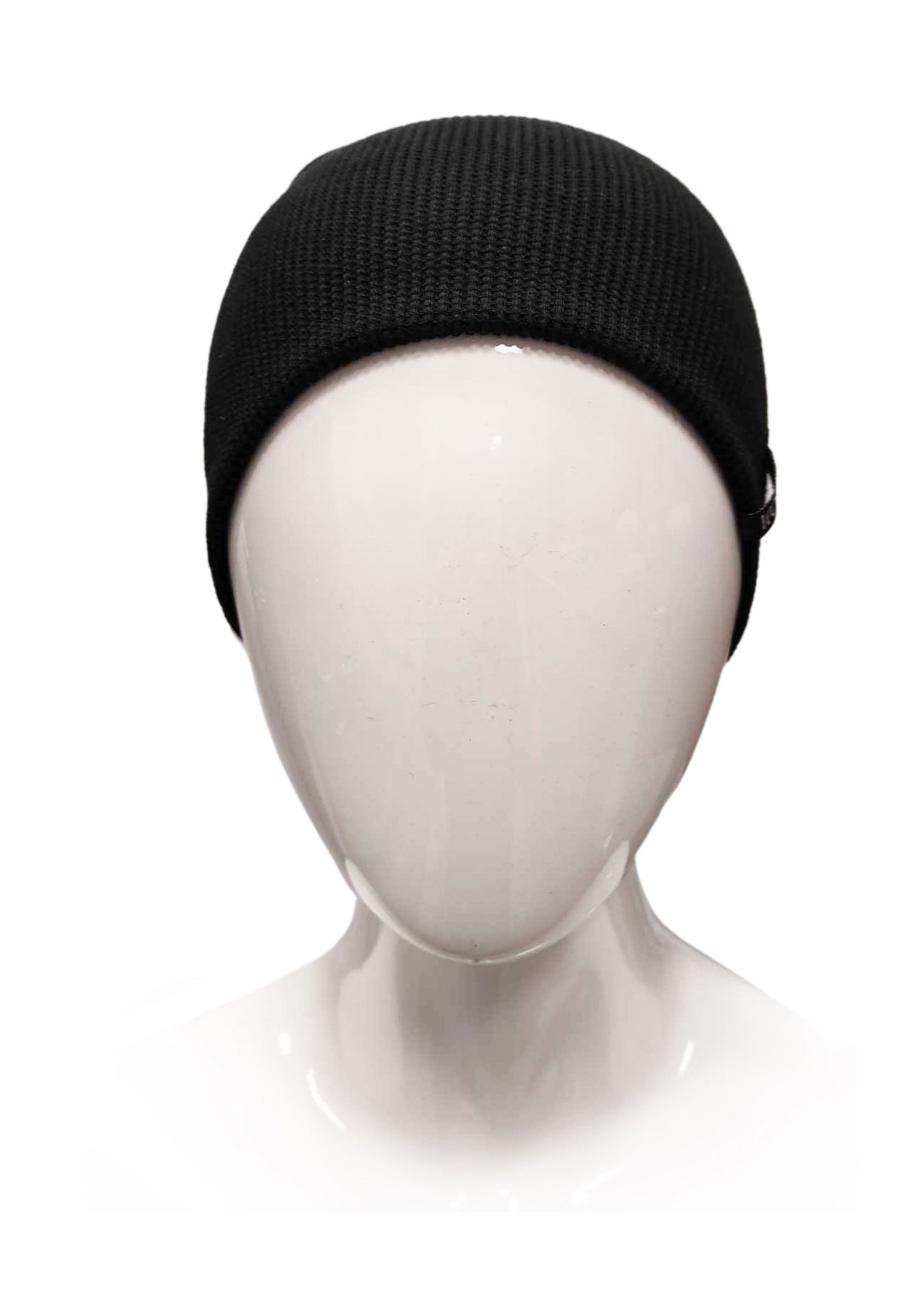 Unisex beanie/Tuque hat Brooklyn - Front view - Black 