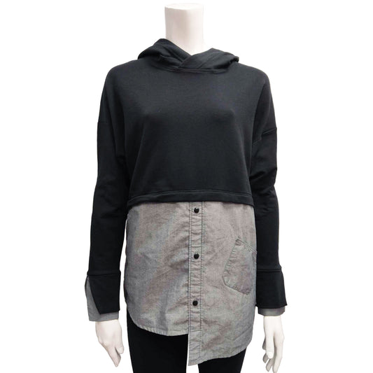 Women's hooded sweatshirt - SYDNEY | Mix Grey