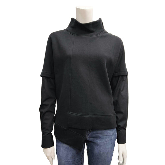 Women's fleece sweater - TOKYO | Black